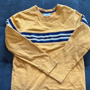 Yellow Striped Long Sleeve Shirt